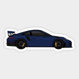 GT2RS Side Dark-Blue Sticker